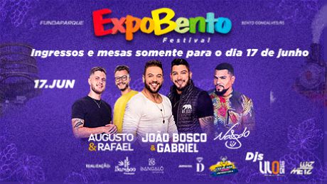 Expobento Festival - Naldo Benny em Bento Goncalves