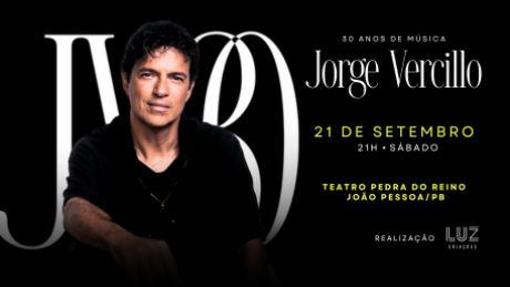 Jorge Vercillo - 30 Anos de Música em João Pessoa