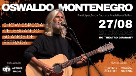 Show Oswaldo Montenegro em Pelotas