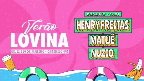 Verão Lovina - Henry Freitas | Matuê | Nuzio Medeiros em Cabedelo