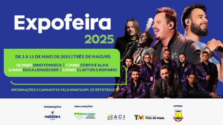 Expofeira 2025 em Tres de Maio - Clayton e Romario