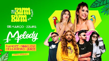 Carnaval Bloco Bumbum de Ouro com Melody em Maringá