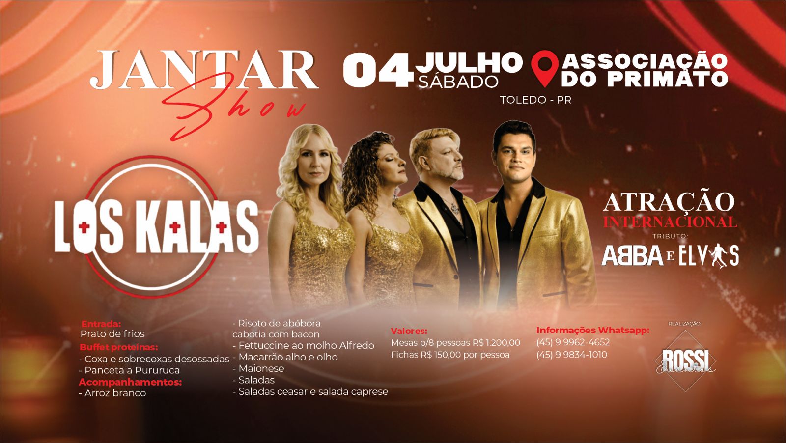 Jantar Show em Toledo